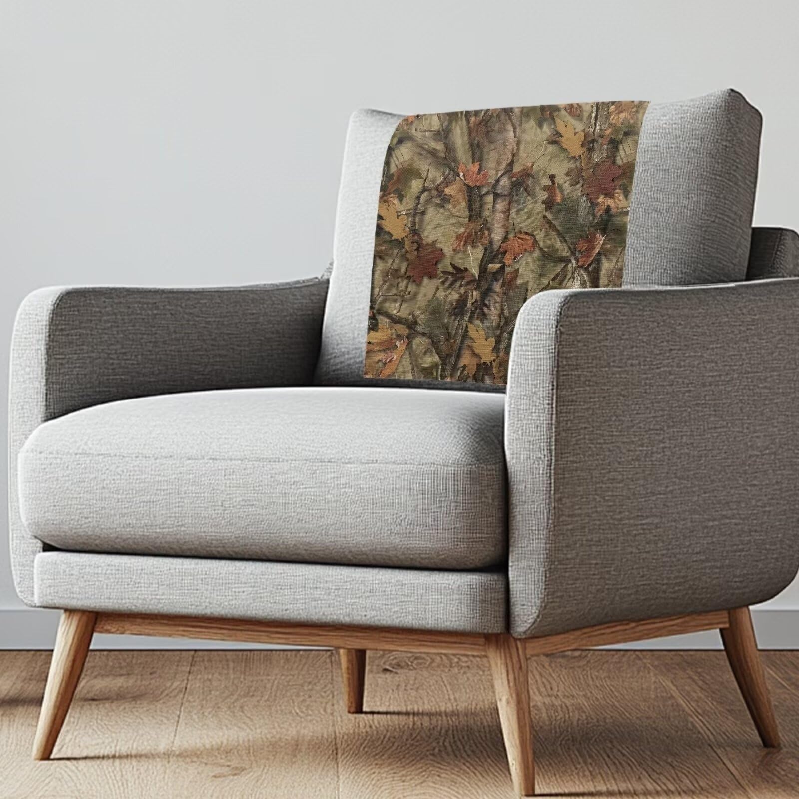 Mintulipy Vintage Leaf Headrest Cover for Recliner Chair Recliner Headrest Protector Recliner Sofa Cover Recliner Head Covers Sofa Head Protector