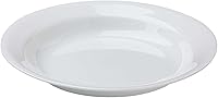 Corelle Winter Frost White 15oz Rimmed Soup Bowls, Set of 6 - Chip-Resistant Vitrelle Glass, Microwave & Dishwasher Safe