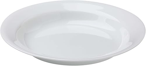 Corelle Winter Frost White - Cuenco de sopa con borde de 15 onzas paquete de 6