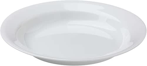 Corelle Winter Frost White 15oz Rimmed Glass Soup Bowl, Pack