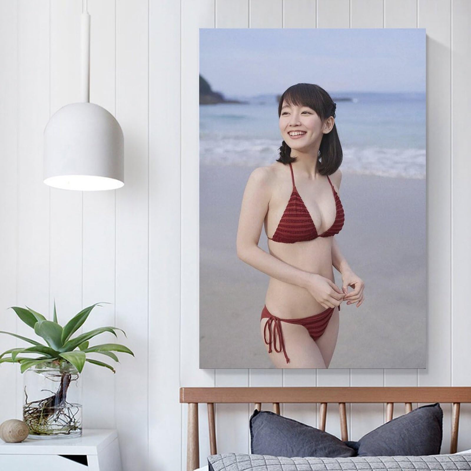 Amazon.co.jp: 吉岡里帆 キャンバスアートポスター 水着写真ポスター
