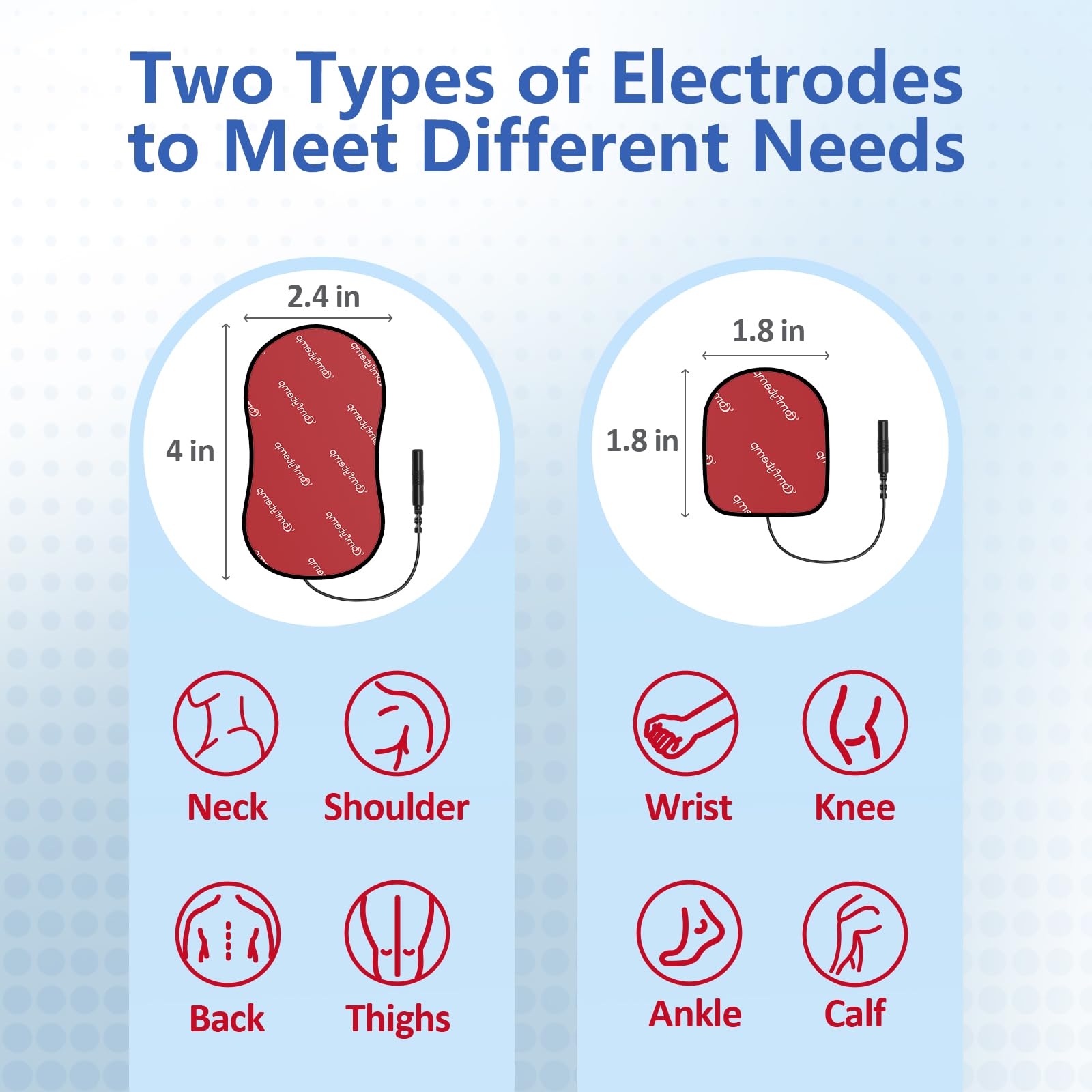 Comfytemp TENS Unit Muscle Stimulator for Back Sciatica Neck Pain Relief, 4 Therapy Waveforms Dual Channel TENS Machine — 30 Modes, Rechargeable Professional Electric Pulse Massager, 10 Electrode pads — Amazon image 9