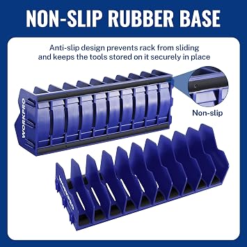 WORKPRO 2-Pack Plier Organizer Rack, 20-Slot Tool Organizer and Storage