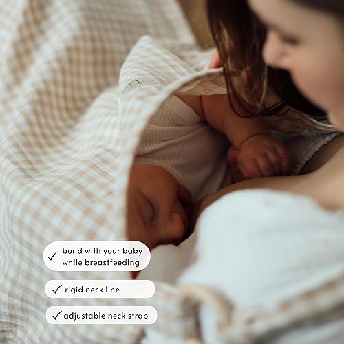 Miniatura 9 de TISU - Funda de lactancia para lactancia materna y bombeo  Funda de cochecito de asiento de automóvil multiusos  Algodón de muselina suave