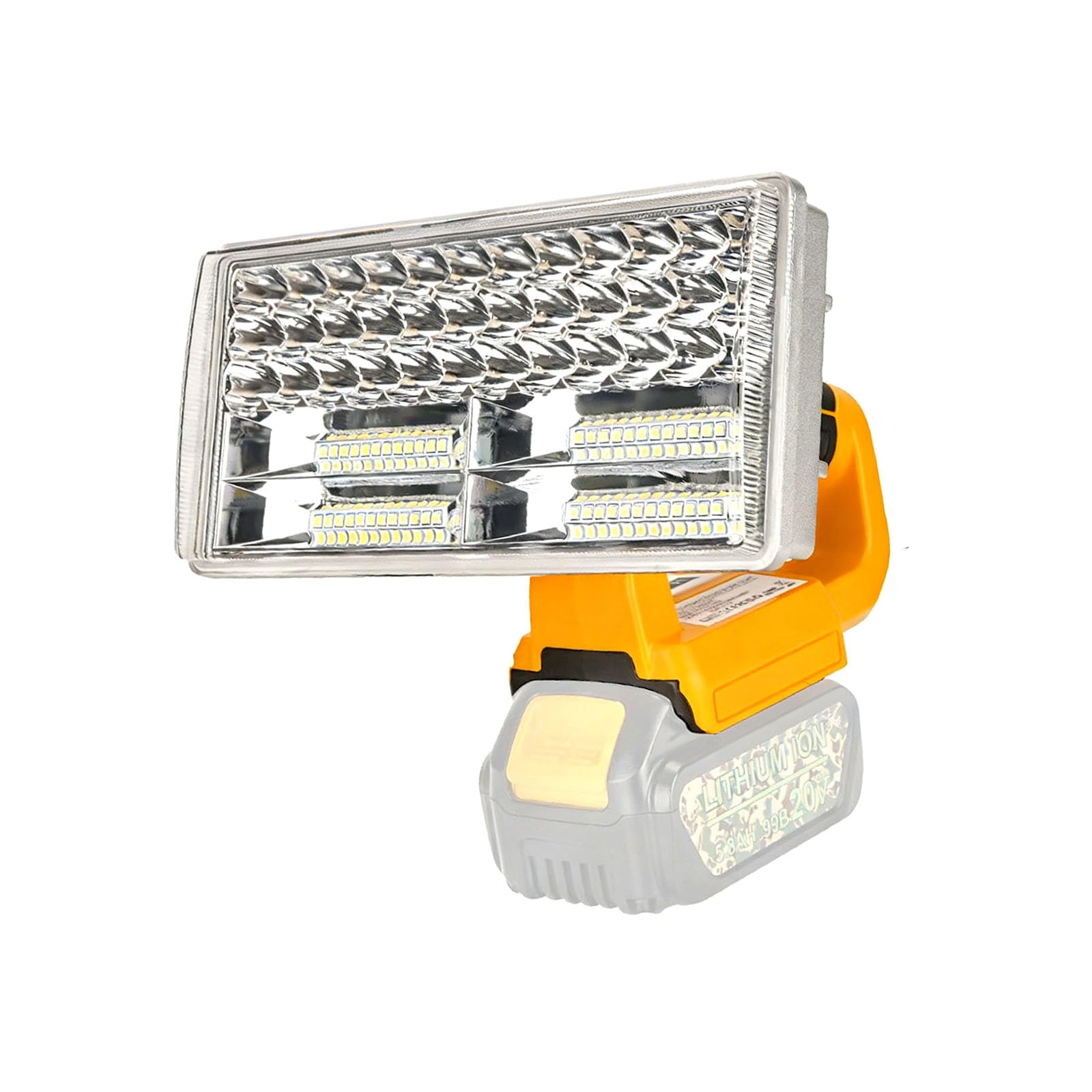 Extrem helle viertausendzweihundert Licht LED Arbeit mit DREI Lichteinstellungen, USB Ladeanschluss und Metall, aus Metall