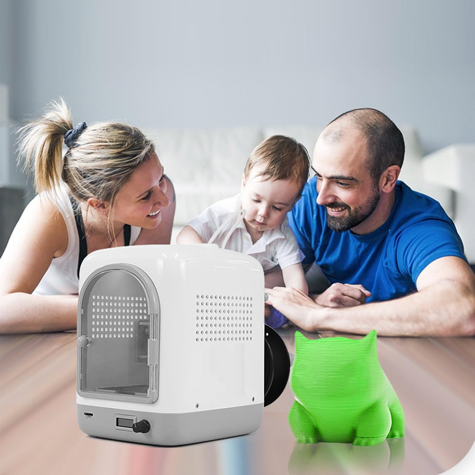 Impresora 3D CA 700, Máquina de Impresión de Boquilla de Latón de Alto Nivel Industrial de Alta Precisión con Continuación de Interrupción de Apagado, para Manualidades de (EU Enchufe