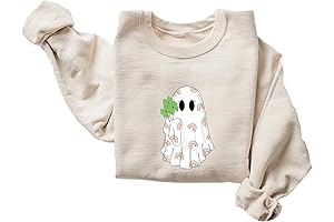 Ghost Rainbows Costume St. Patrick's Sweatshirt: Shamrock Style for the Irish Day