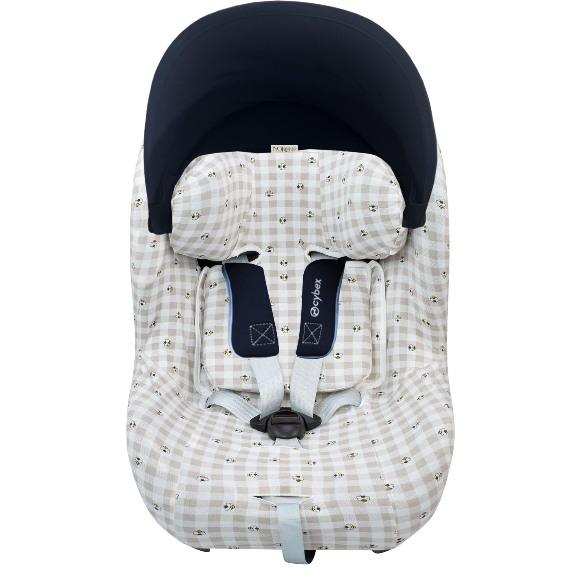JYOKO Funda Compatible con Cybex Sirona T Cozy, algodón orgánico