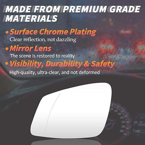 Miniatura 6 de Espejo retrovisor con calefacción para el lado izquierdo del conductor se adapta a BMW 228i 320i 328d 335i 340i 535d 535i 740i 740Ld 760Li i3 M2