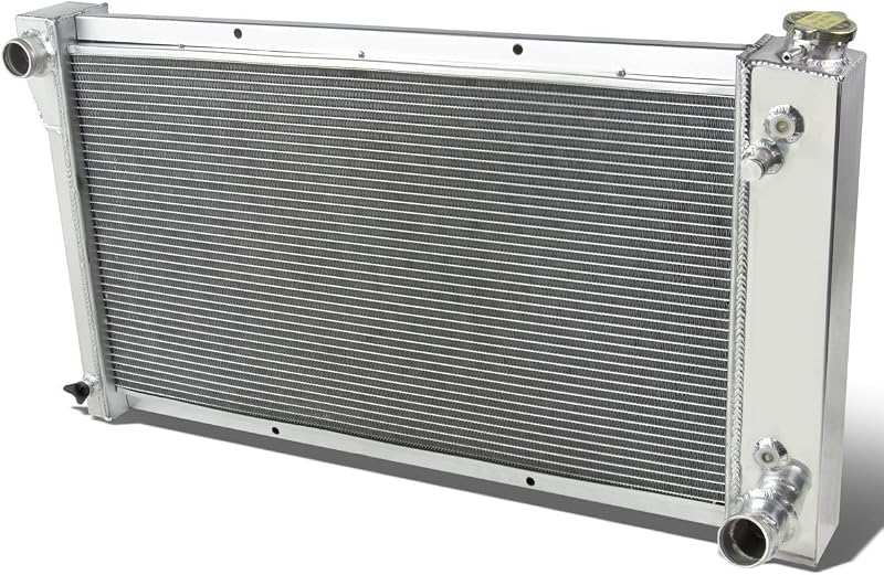 Auto Dynasty Radiator for 68-72 Chevy GMC C/K-Series Pickup Suburban | Full Aluminum 3-Row Cooling Radiator, Fit L6 V6 V8 Models, Tri-Core,