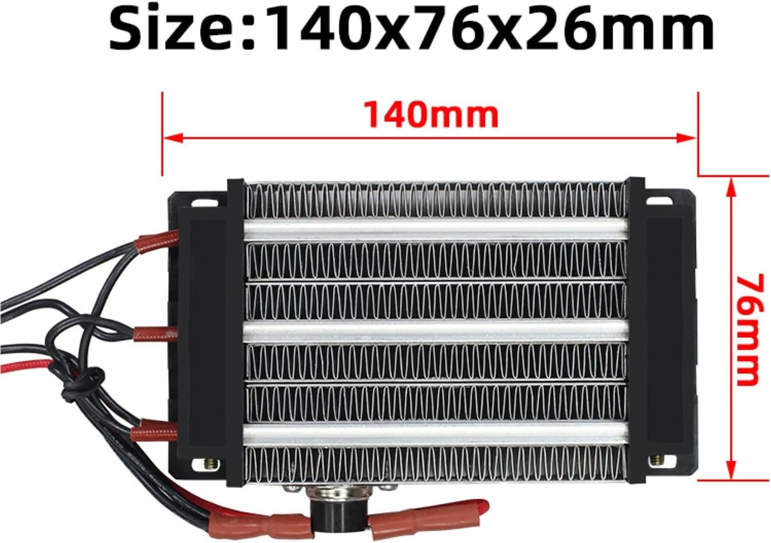 1PCS 220V 750W AC DC Egg incubator heater Insulation-Thermostatic PTC ceramic air heating element 96A3 140 * 76mm