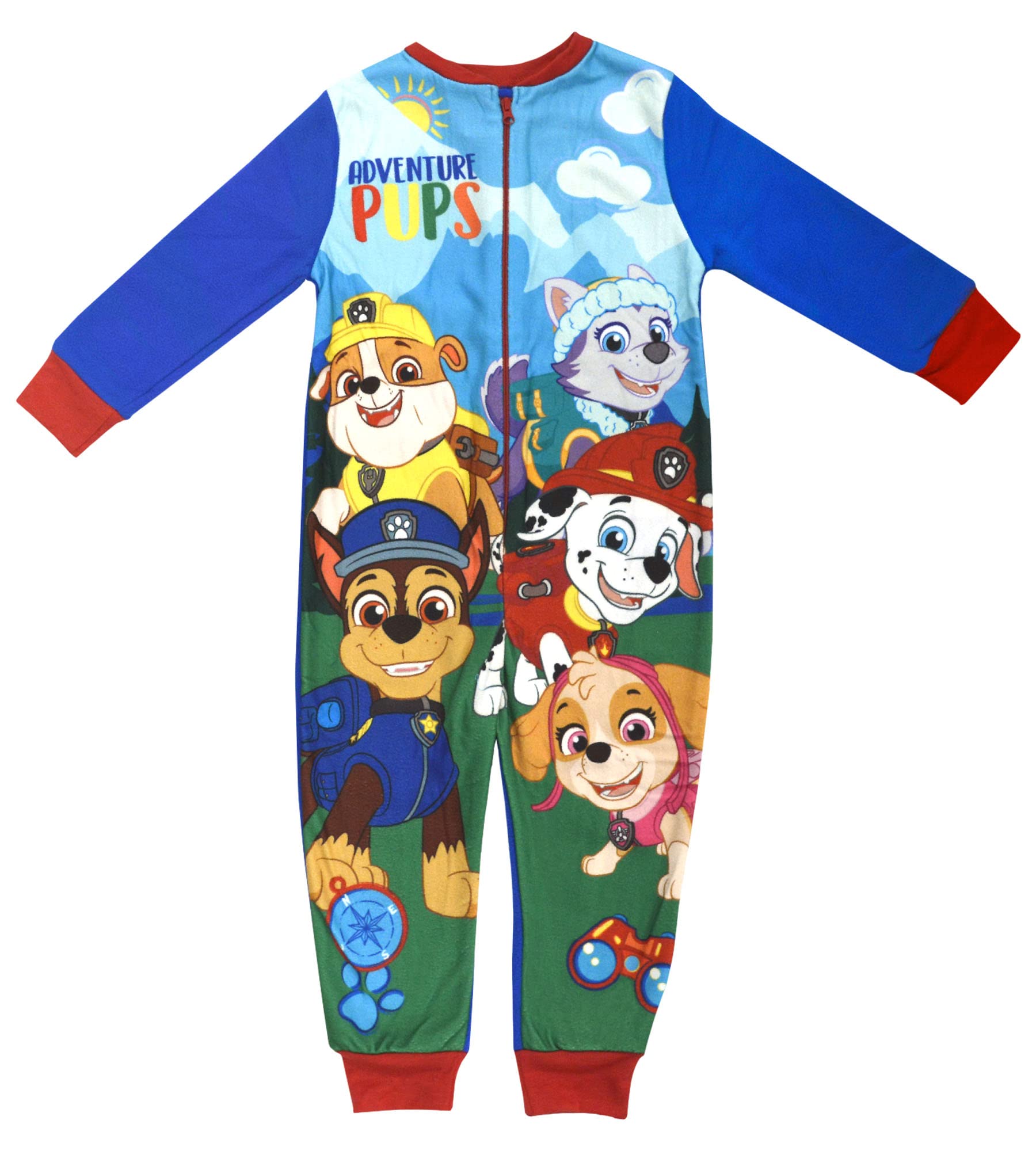 Paw Patrol Boys Adventure Pups. All In One Sleepsuit Onesie Pyjama Suit 18/24 Months