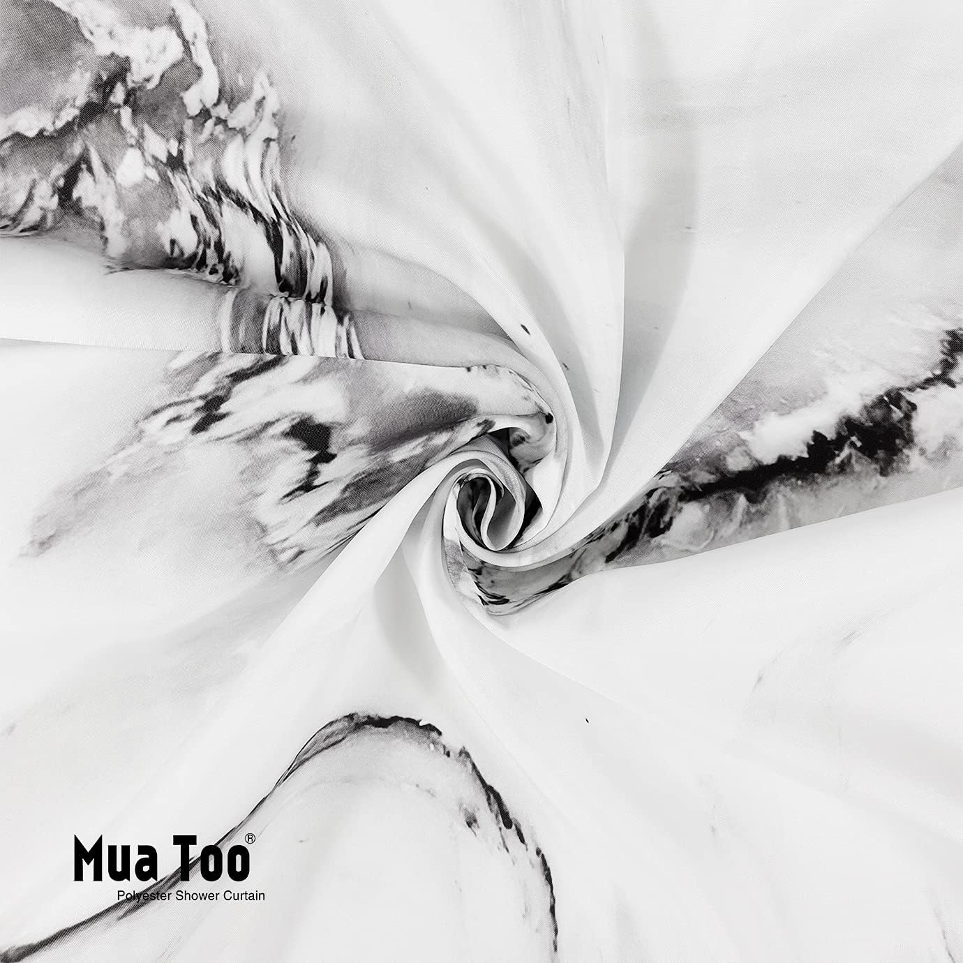 Shower Curtain Bath Abstract Design Fabric Decorations Bathroom Decor Sets with Hooks (Grey, 72" W x 72" L) : Home & Kitchen