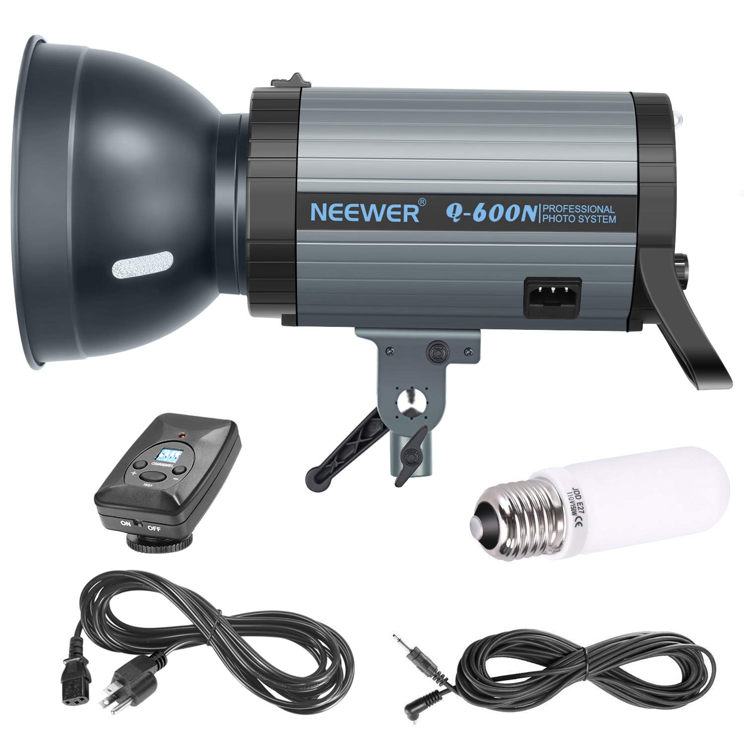Kit Neewer 600W: 2 Flash Strobo S-300N, Softbox, Riflettori, Cavalletti, Trigger RT-16 E Borsa Da Trasporto