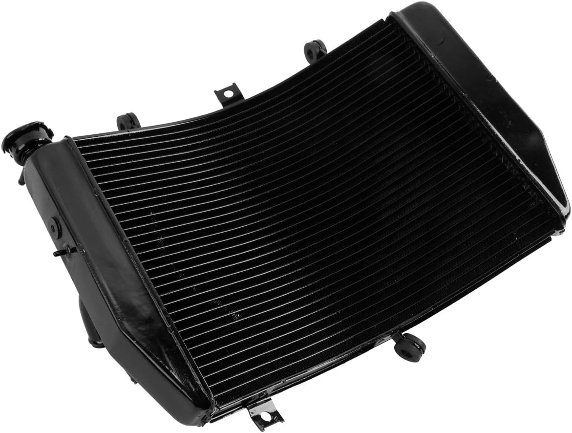 Aluminum Black Oil Radiator Cooler Fit For Suzuki GSXR600 GSX-R600 2004-2005