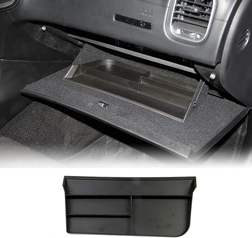 crosselec Guantera Insertar ABS Organizar bandeja de almacenamiento para Dodge Charger 2011+ Challenger 2015+