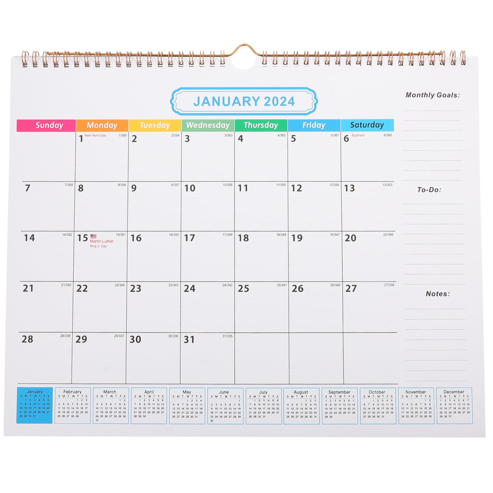 Tofficu 2stücke Kleinwandkalender Monate Hängender Monatskalender Für Zuhause Büro Schule Praktischer Countdown-kalender Mit Einfachem Design Für Organisation Von Terminen Und