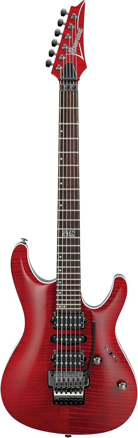 Ibanez KIKO100 Kiko Loureiro Signature Prestige - Transparent Ruby Red