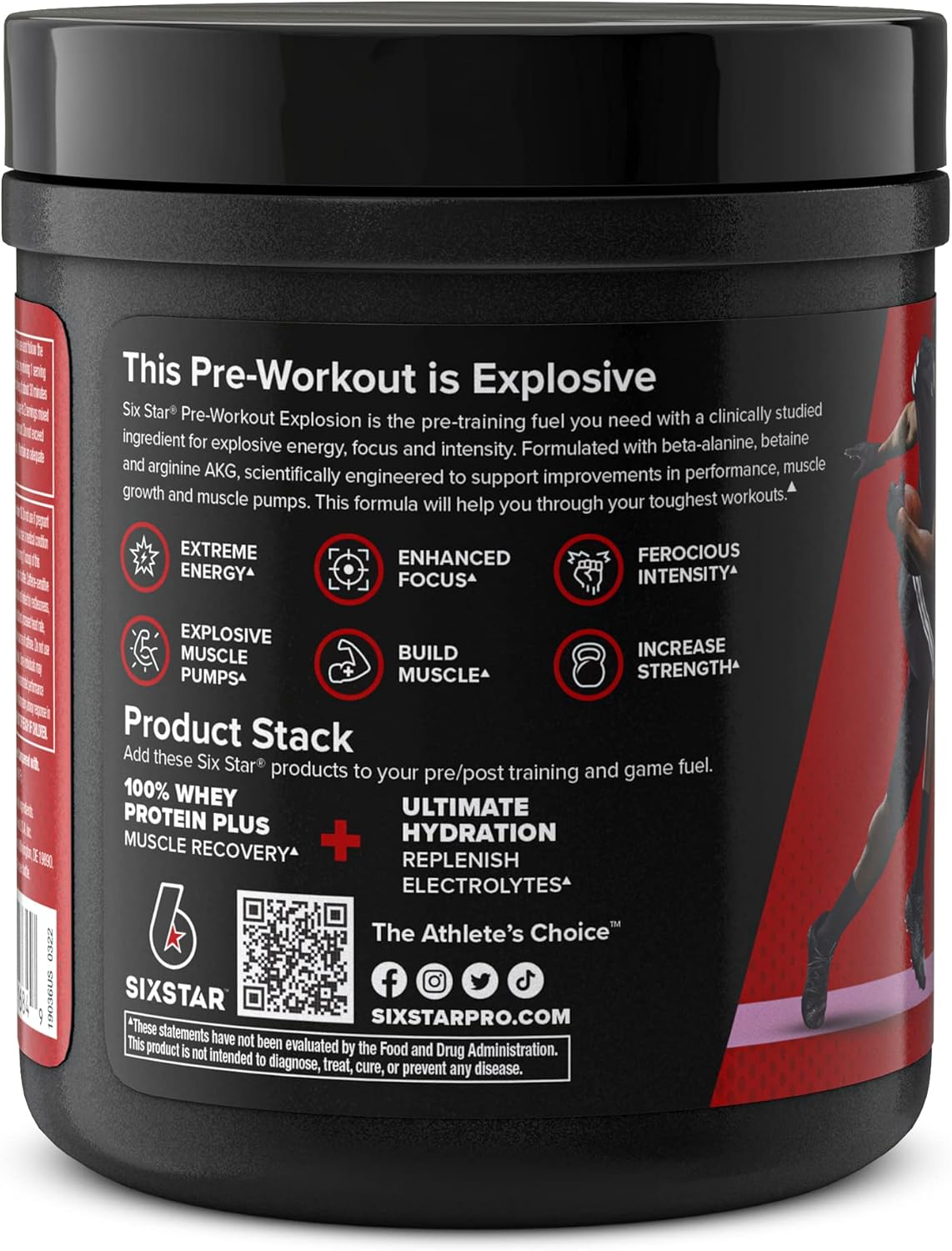 Six Star Pre Workout PreWorkout Explosion Pre Workout Powder for Men & Women PreWorkout Energy Powder Drink Mix Sports Nutrition Pre-Workout Products Pink Lemonade (30 Servings) : Health & Household