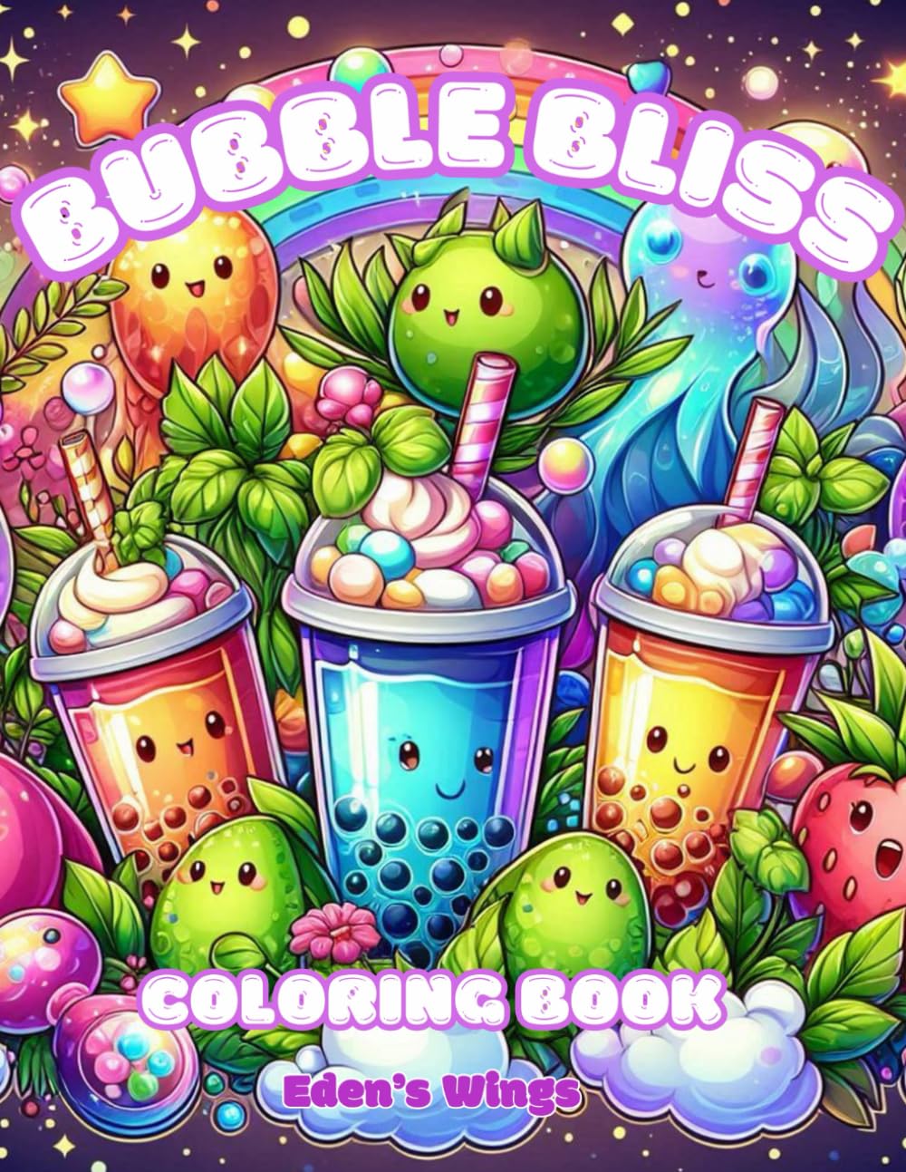 Bubble Tea Bliss Coloring Book