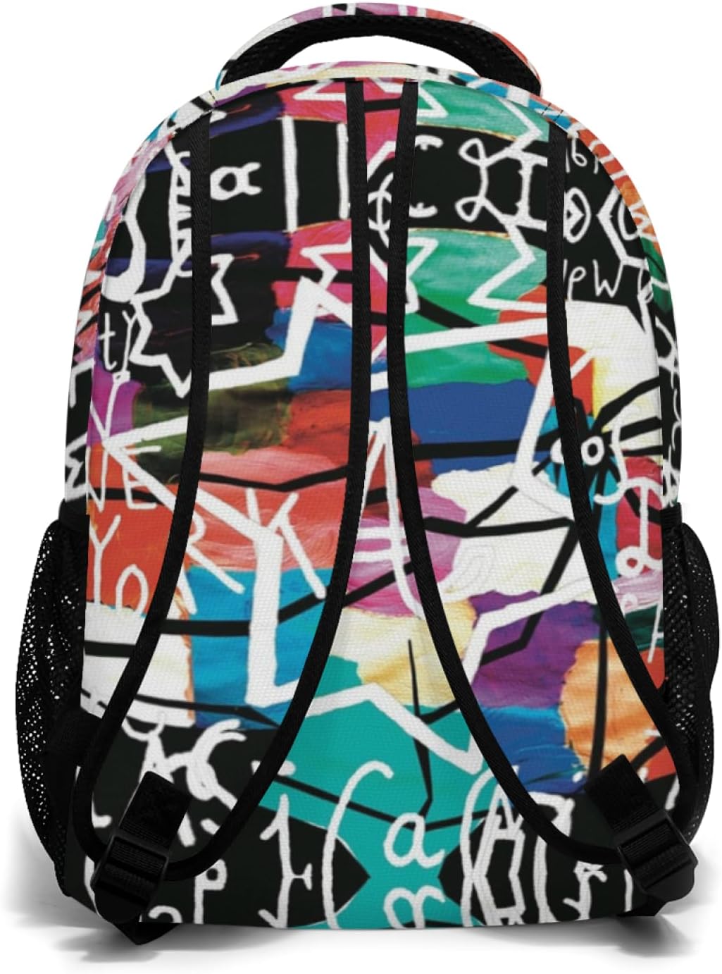 Funny Graffiti Art Backpack, Laptop Backpack with Multiple Pockets for Adult Hiking Travel Work 17 Inch - Image 4