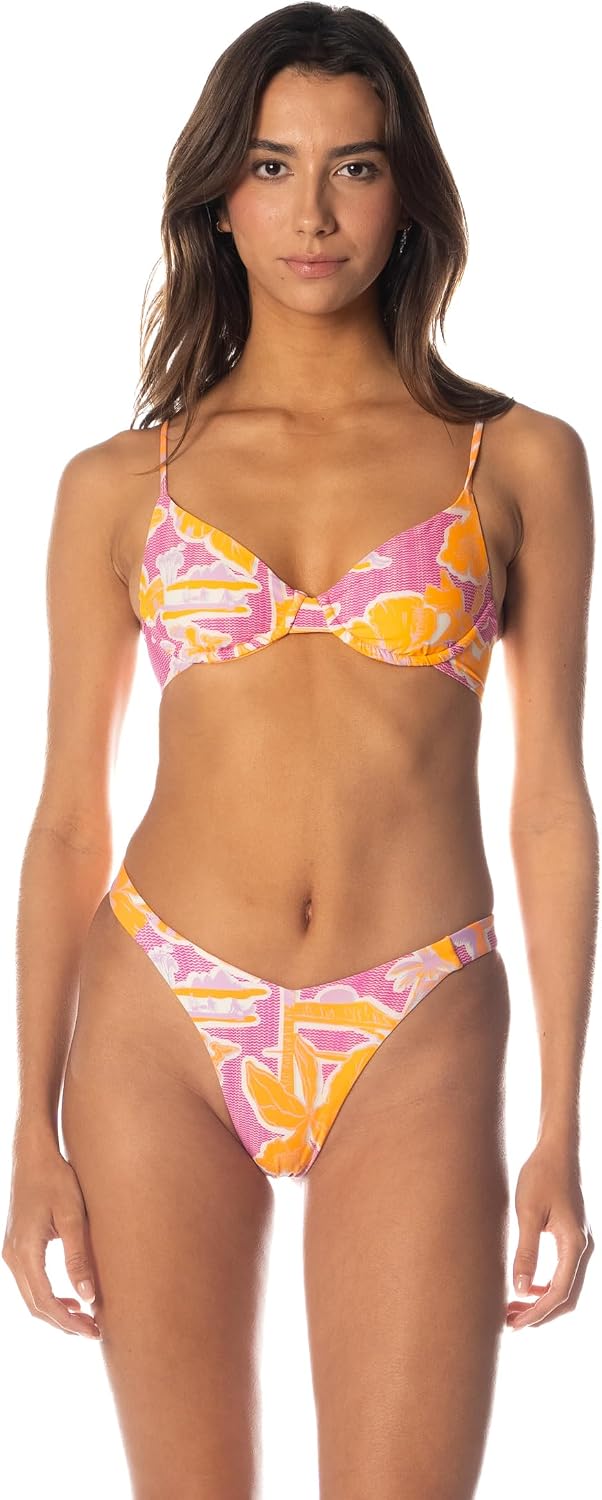 Maaji Women's Flamingo Glow Reversible Underwire