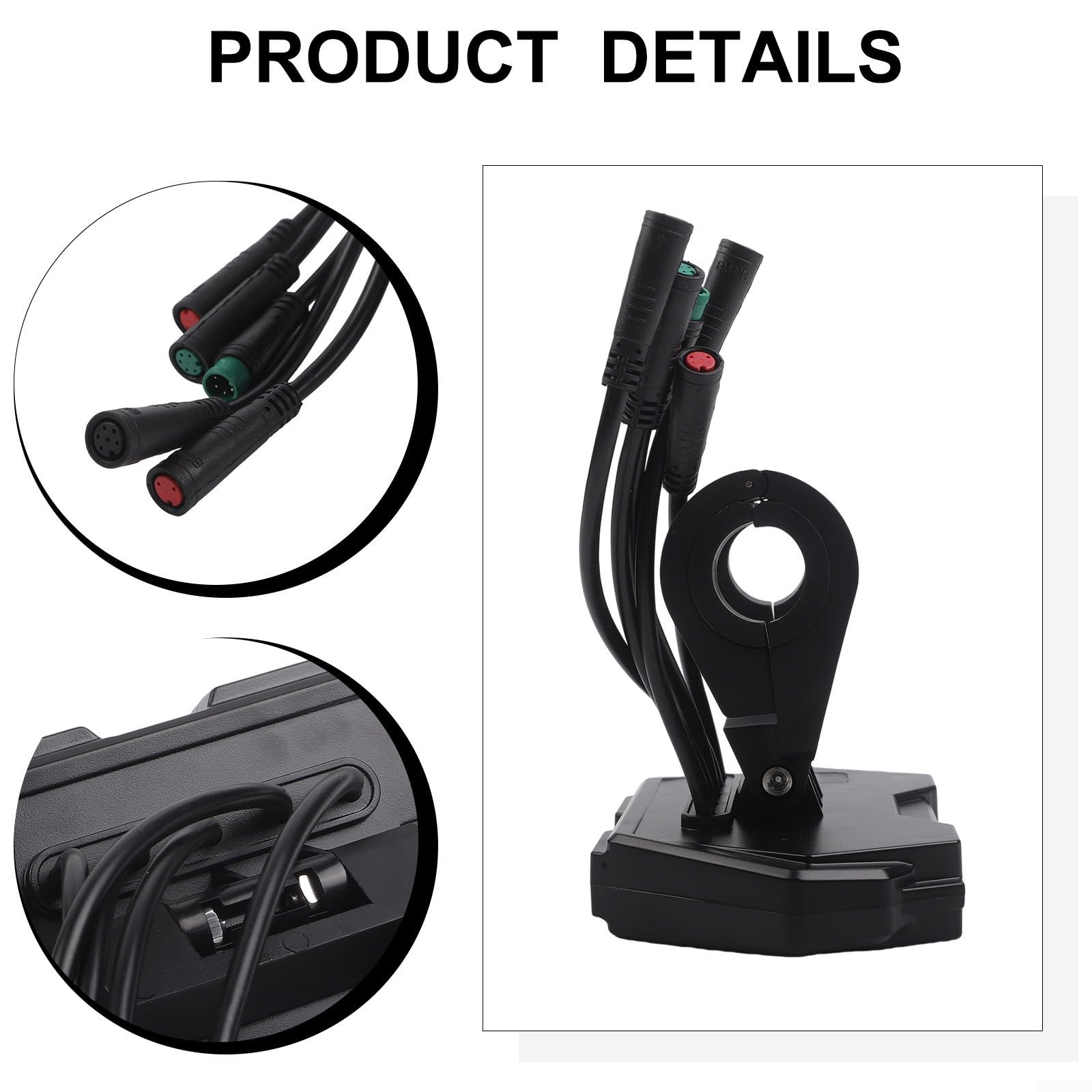 Cruscotto LCD per scooter elettrico, con schermo trasparente e connettore impermeabile per Kukirin G2Pro/Max/Master per modelli G3Pro (FEIMI-16)