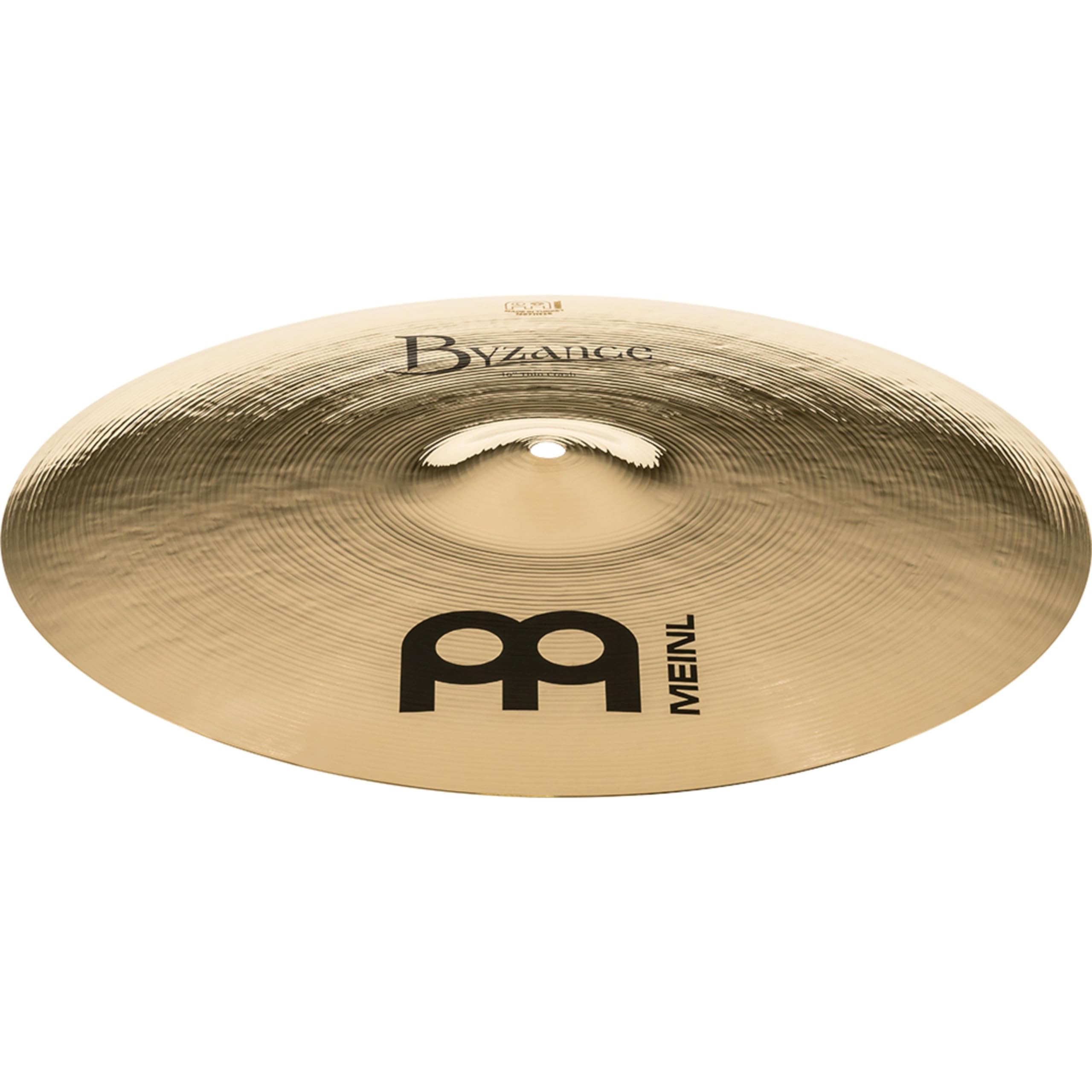 Meinl Cymbals Byzance Brillant Crash Thin 16 Zoll (Video) Schlagzeug Becken (40,64cm) B20 Bronze, Brilliantes Finish (B16TC-B)