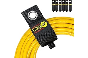 Heavy-Duty Wrap-It Storage Straps for Pool Hoses