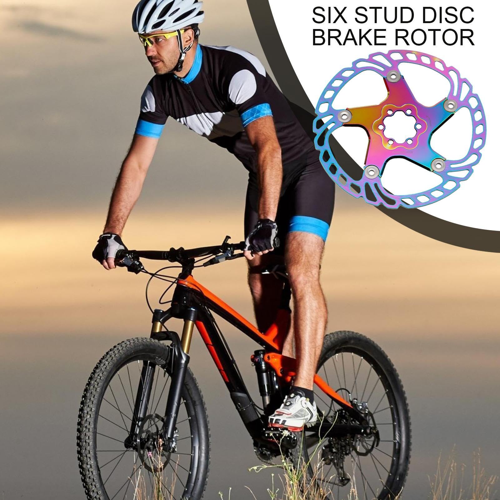 Dischi Freno Per Bicicletta Modifica Colorata Per Ciclismo | Rotori del Freno per Biciclette Per Manutenzione Officina Garage e Riparazione Domestica Strada