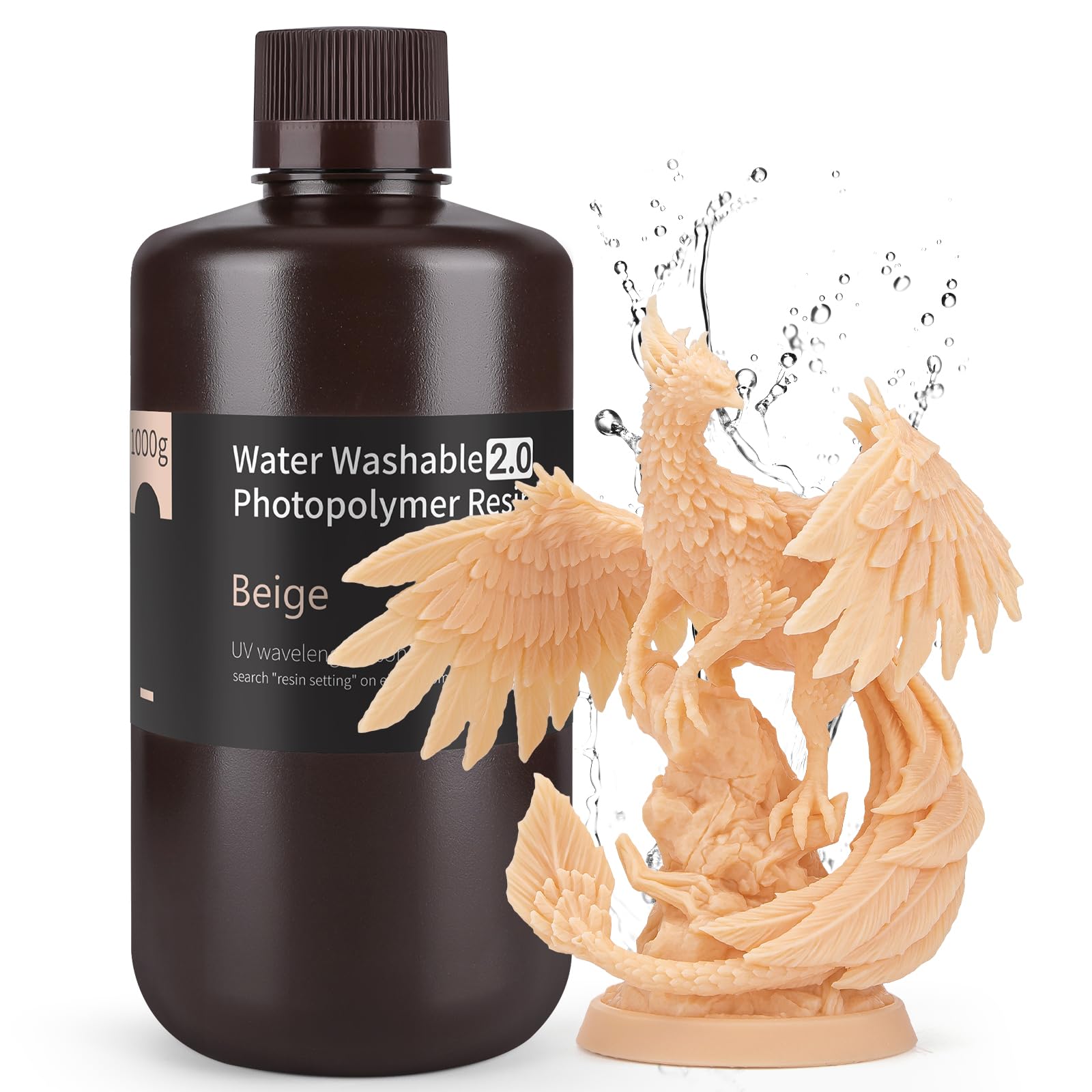 ELEGOO 405nm Wasser Waschbares Resin 2.0