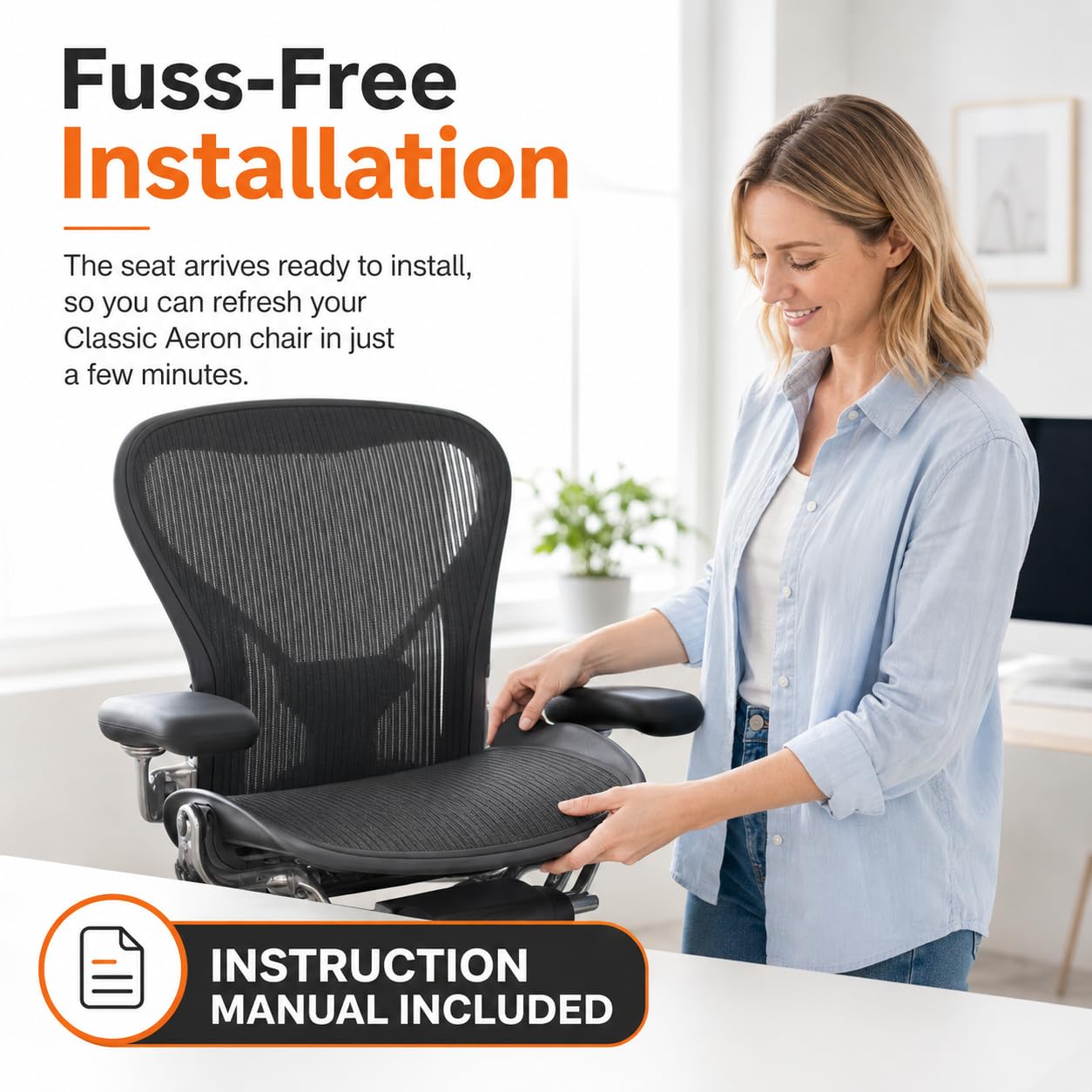 Amazon.co.jp: FOAMON Herman Miller Classic Aeron サイズB