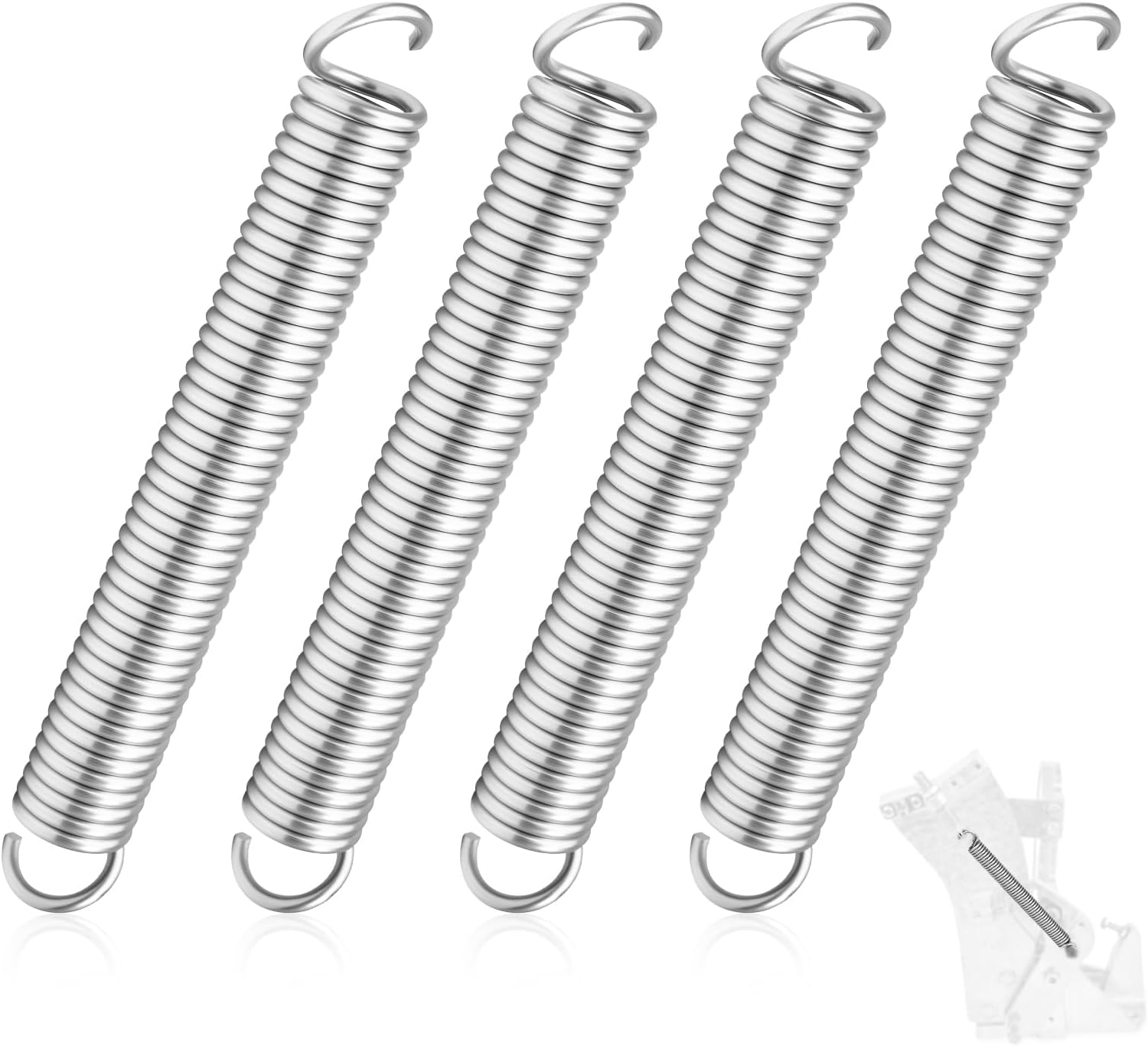 4 PCS Hot Foot Throttle Replacement Spring for TH Marine Spring STD, Hot Foot Throttle Control Spring Compatible with Johnson, Evinrude, OMC, Suzuki, Mercury Outboards Engine Remote Accelerator Pedal