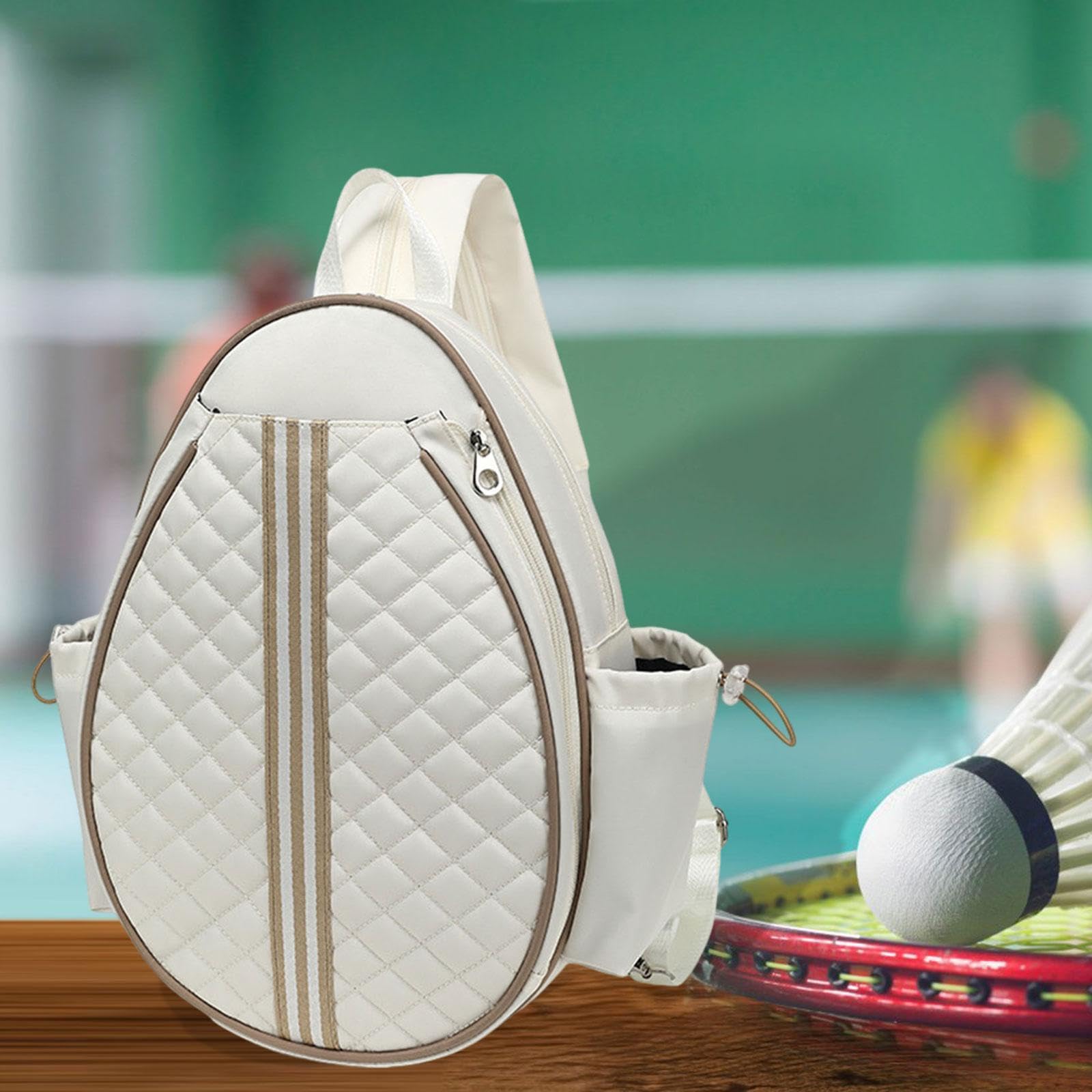 Mochila para Raquetas de Tenis con Correa Ajustable, Bolsa para Raquetas, Bolso de Mano para Tenis, Funda Impermeable para Raquetas, Bolsa
