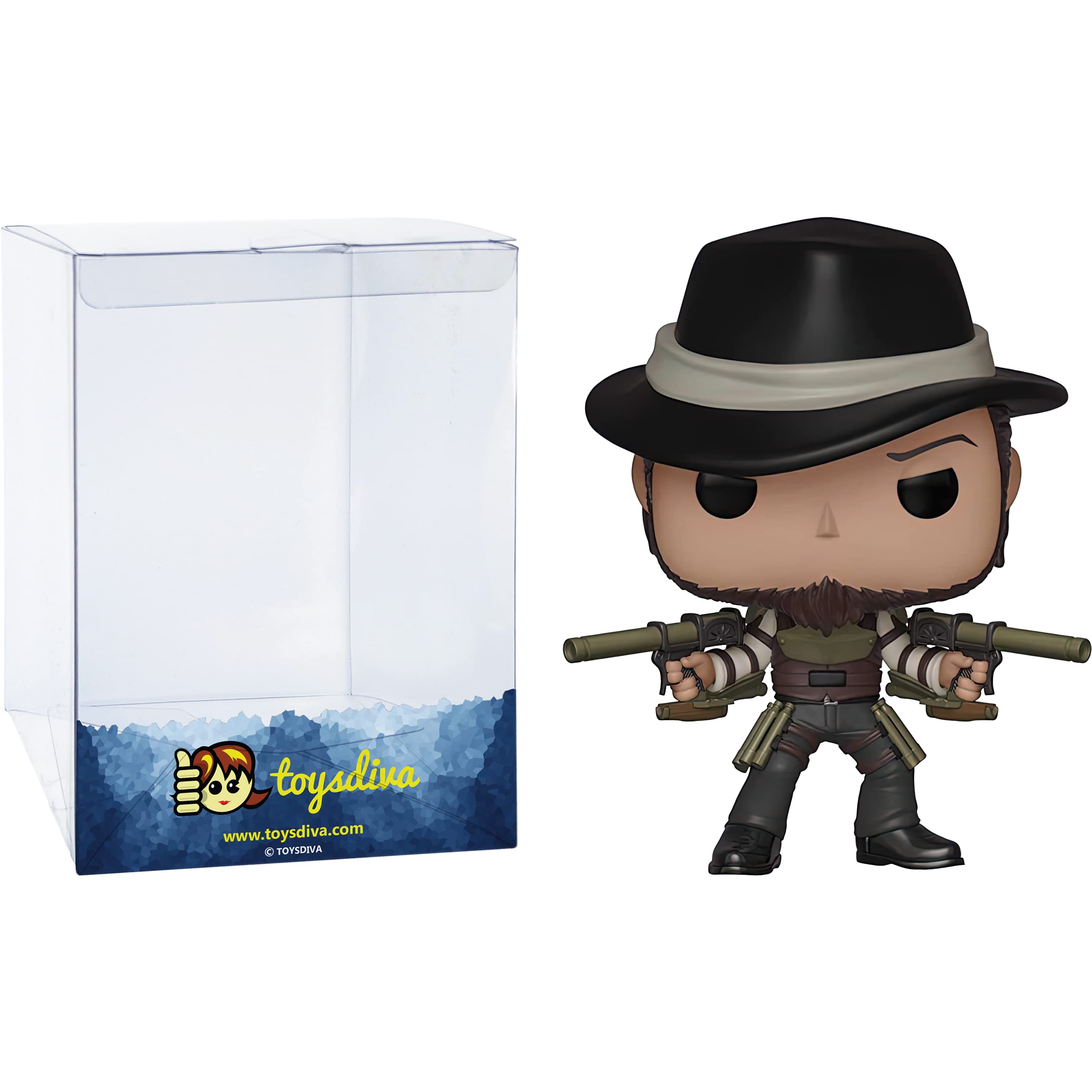 Kenny Ackerman: P o p ! Animation Vinyl Figurine Bundle with 1 Compatible 'ToysDiva' Graphic Protector (463 - 35675 - B)