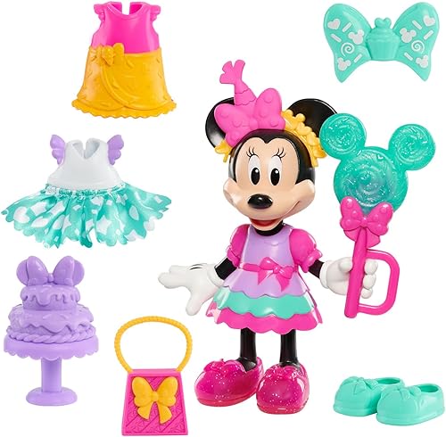 Miniatura 5 de Juego Sweet Party de la muñeca Minnie Mouse Fabulous Fashion Doll de Just Play