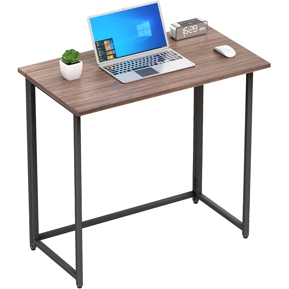 8/mo Finance NOBLEWELL Folding Desk No Assembly Small Foldable