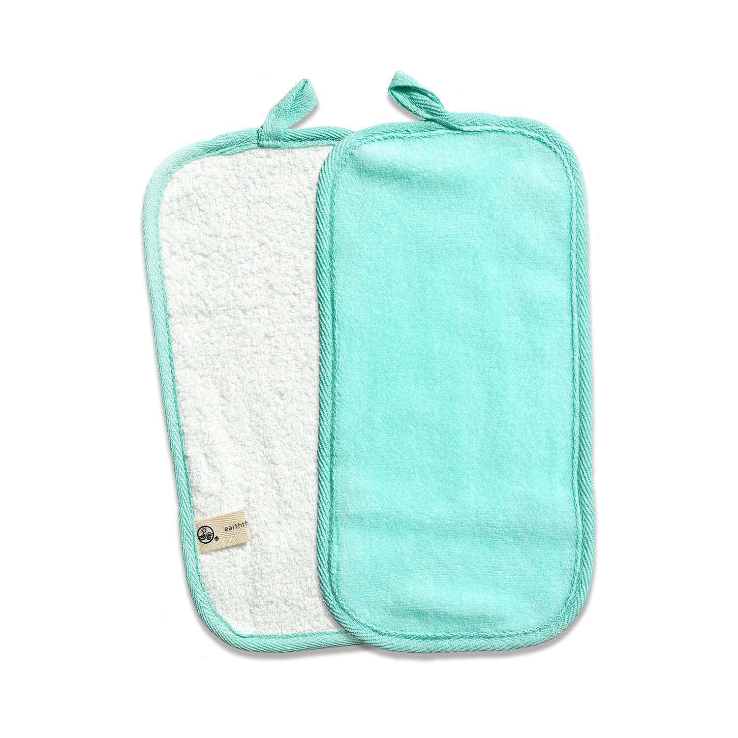 Chiffon démaquillant bio vert lavable Earth Therapeutics visage - 6