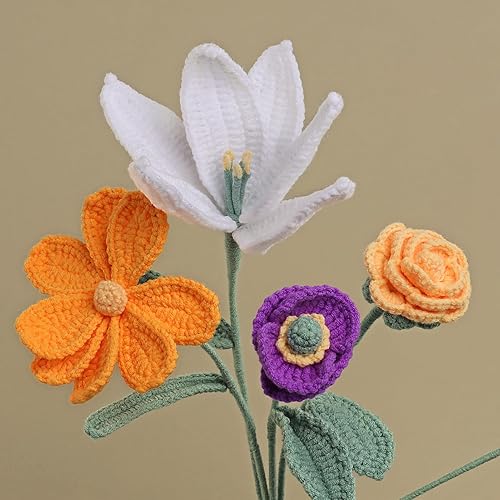 Miniatura 6 de Mooaske Kit de ganchillo para principiantes con hilo de ganchillo y gancho, kit de ganchillo para principiantes para adultos con tutoriales en video