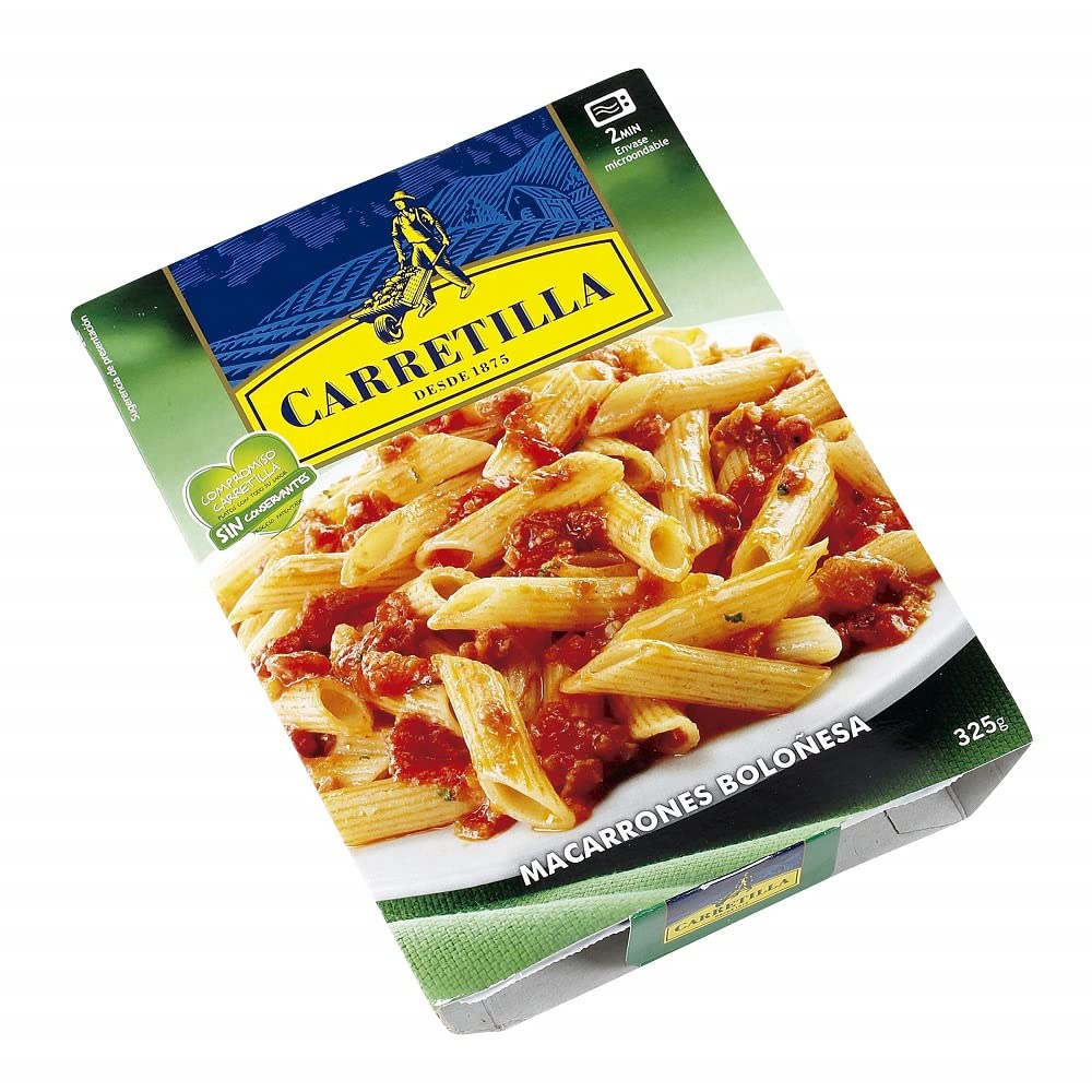 Carretilla Macarrones Boloñesa, 325g