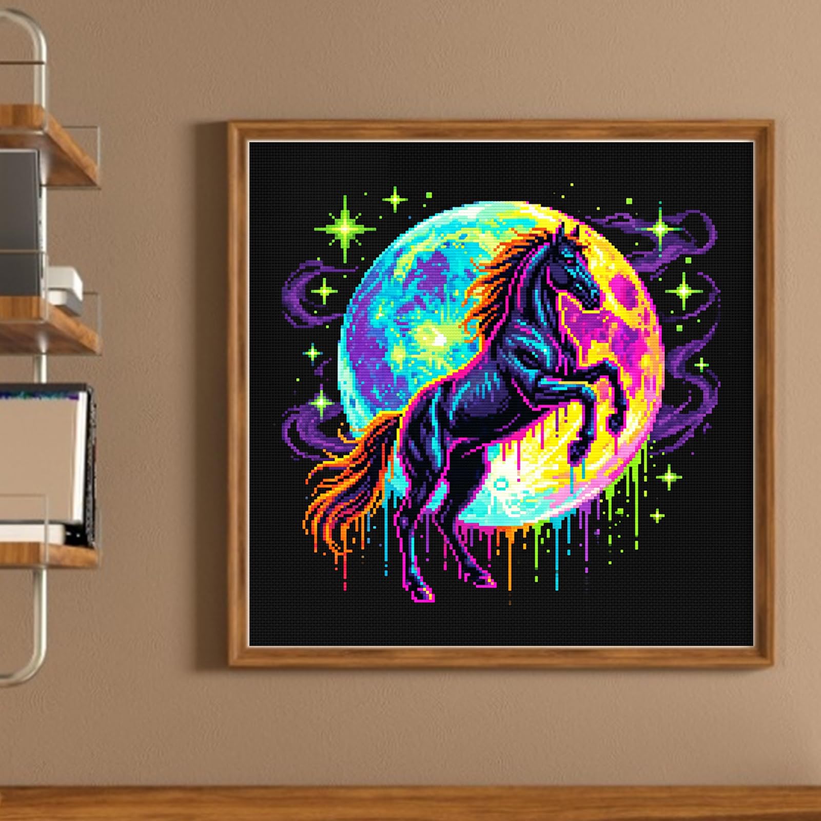 Zestaw do haftu krzyżykowego 14CT 30x30cm dla początkujących DIY zestaw do szycia dekoracji wnętrz