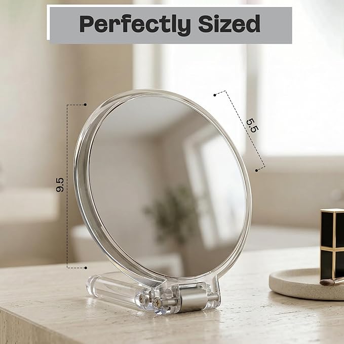 Espejo de Maquillaje Plegable Danielle 15X, Acrílico miniatura 2