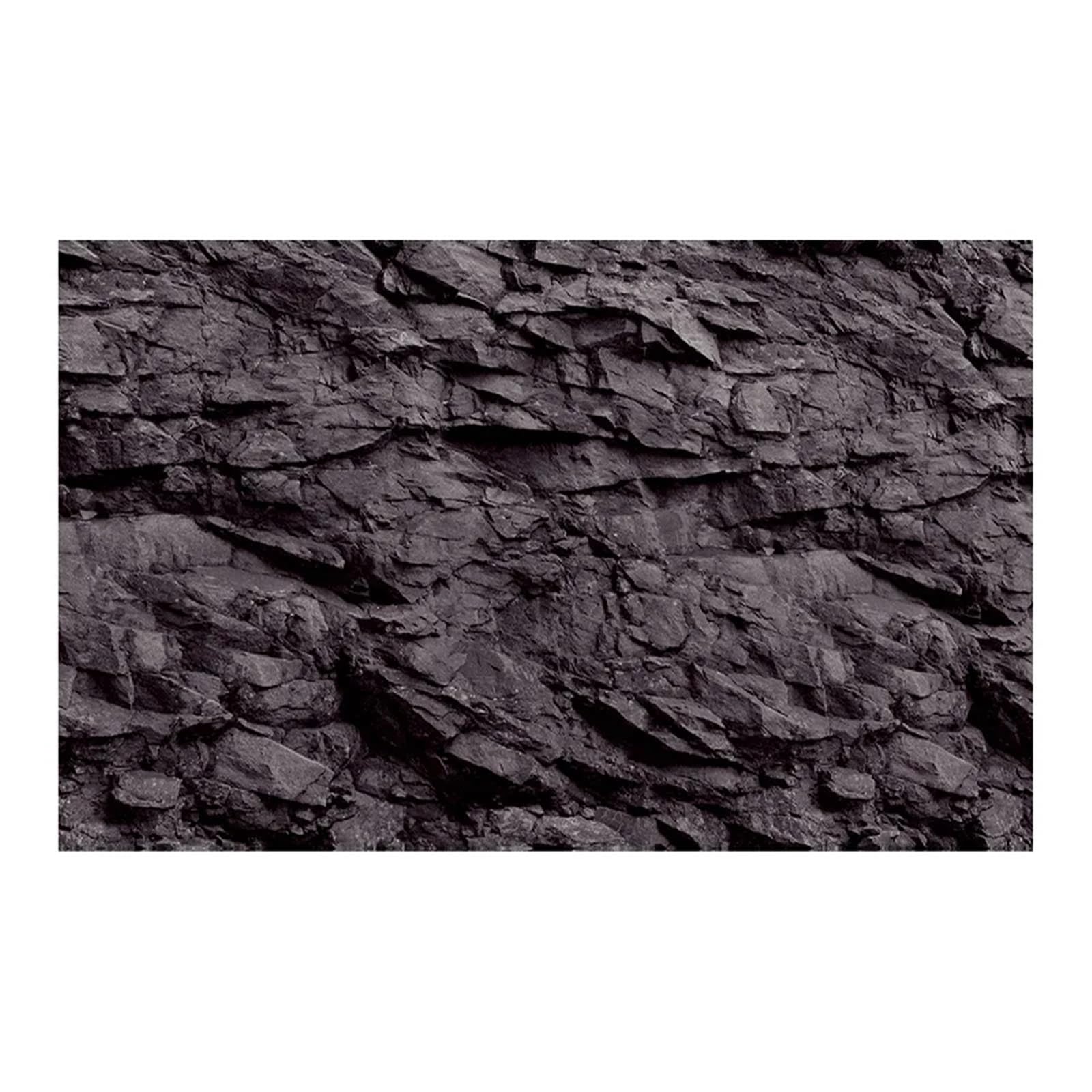 Aquarium Rückwandfolie 1 Rolle Aquarium-Hintergrundposter mit 3D-Effekt, schwarzer Stein, HD-Stein, Selbstklebender Aquarium-Hintergrund(White,40x80cm)