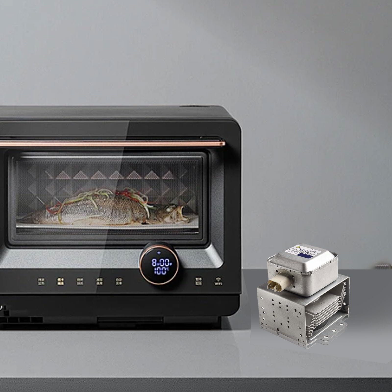 Forno a microonde Magnetron, Elettrodomestici da cucina Microonde Magnetron Parti di riparazione, Con 2M219J E522 D522 Microonde Parti di Ricambio