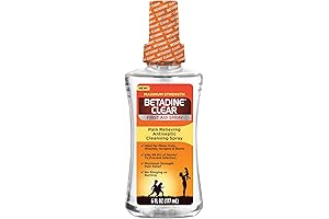 BETADINE Clear First Aid Spray: Powerful Antiseptic Protection Without the Sting