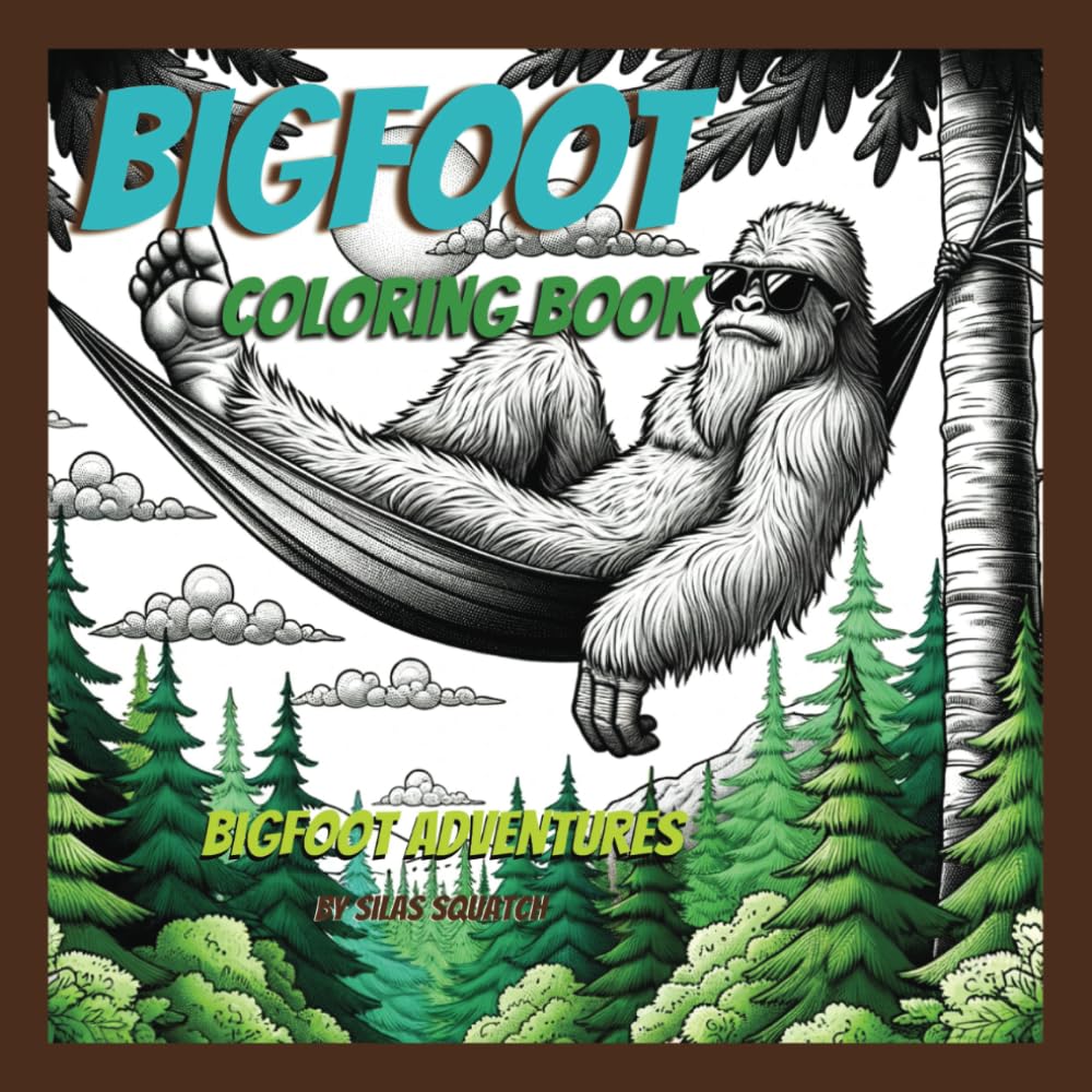 Bigfoot Coloring Book: Bigfoot Adventures