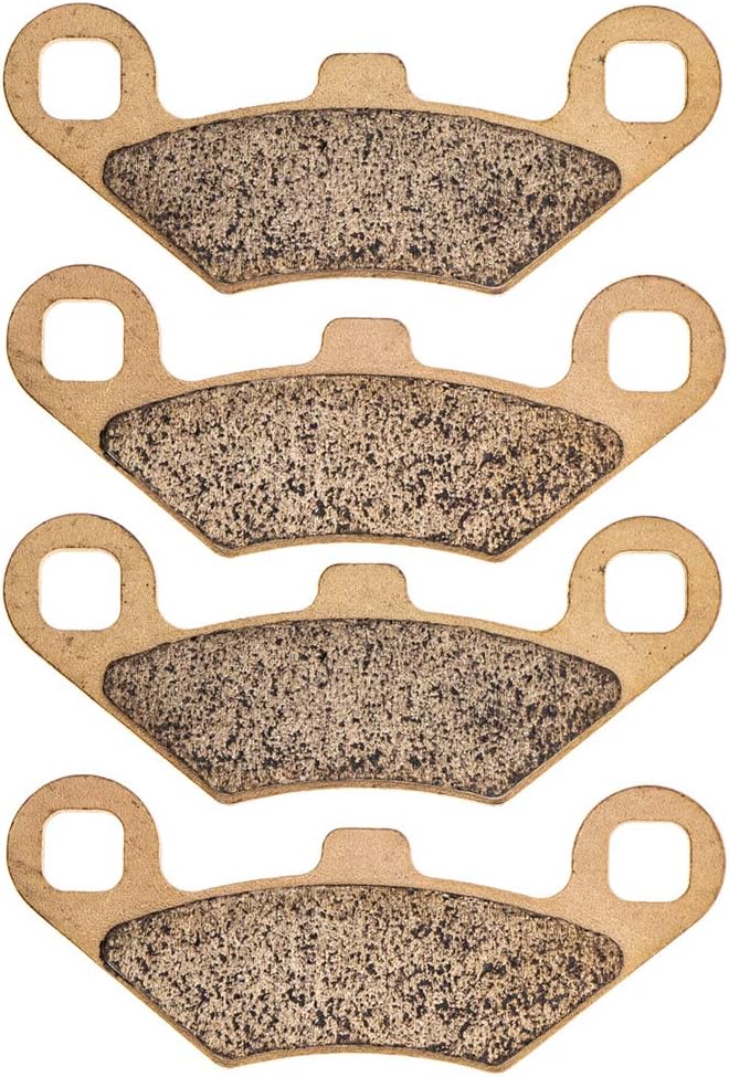 NICHE Ceramic Front Rear Brake Pad Set for Polaris 2202412 2200465 2201398 2203452 (Pack of 2)
