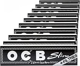 OCB Slim and Tips Rolling Papers x10