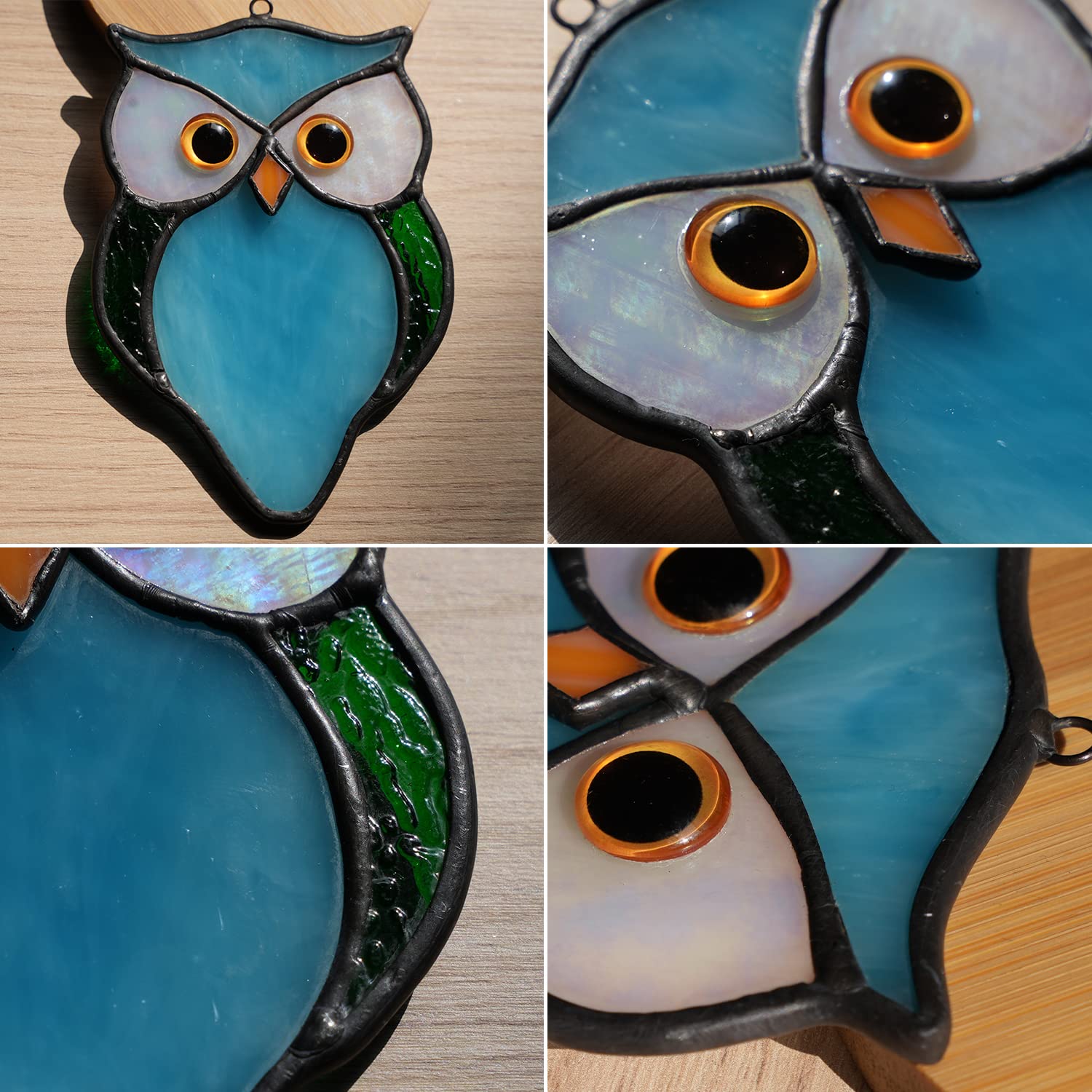 Amazon.co.jp: BOXCASA フクロウ 鳥 サンキャッチャー 窓用 フクロウ