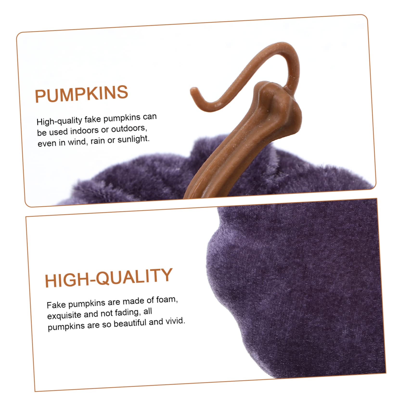MAGICLULU 15 Pezzi Di Zucca Di Schiuma Di Flanella Decorazione Della Zucca Da Tavolo Zucche Per La Decorazione Ornamento Delle Zucche Del Raccolto Decorazione Di Nozze Zucche Fai Da